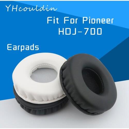 YHcouldin Earpads For Pioneer HDJ-700 HDJ 700 Headphone Accessaries Replacement Wrinkled Leather