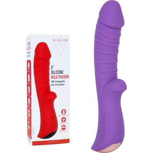 Female Toys 10 Modes G-Spot Dildo Silicone Dual Vibrator for Women Vibration Waterproof Massager Vibrator Sex Toys For Woman