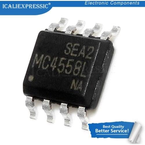 10PCS MC4558L SOP8 MC4558 SOP 4558 SOP-8 Operational Amplifier new original