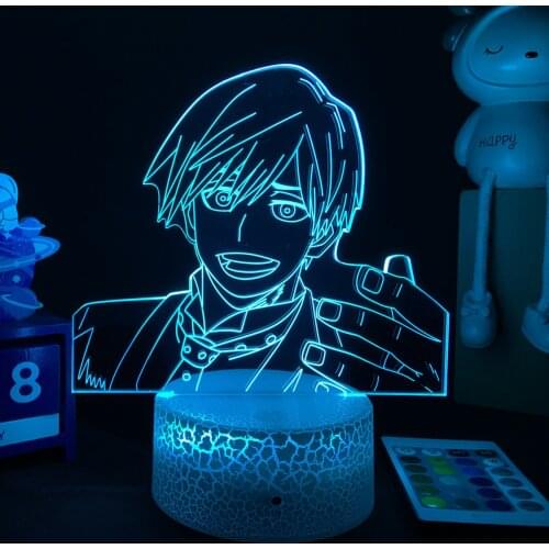 3D Anime Lamp Kurokos Basketball Night Light Kise Ryota Figure Bedside Lamp for Bedroom Decor Child Kids Birthday Gift