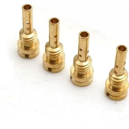 4pcs Slow Pilot Jet Available Size 30-80 for Keihin CV CVK FCR CARB N424-25 25B Downdraft Horizontal Jet