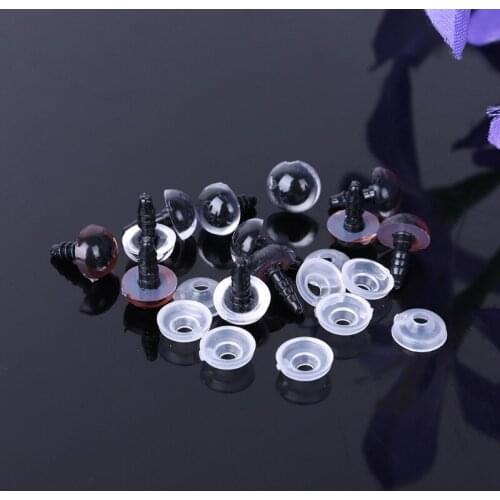 48pcs/set DIY Multicolor Triangle Nose Round Safety Eyes with Washers for Bear Q6PD