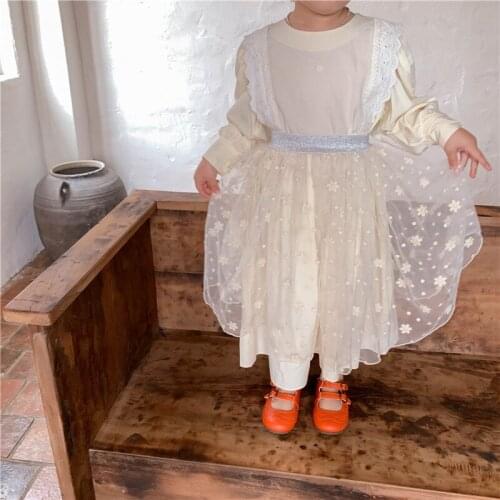 Korean childrens clothing: new girls mesh skirt autumn 2021 skirt for girls baby skirt skirt for girls
