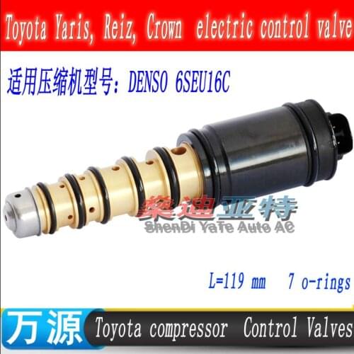 Automotive air conditioning compressor solenoid control valves,variable frequency valves FOR 6SEU16C Repair of compressor