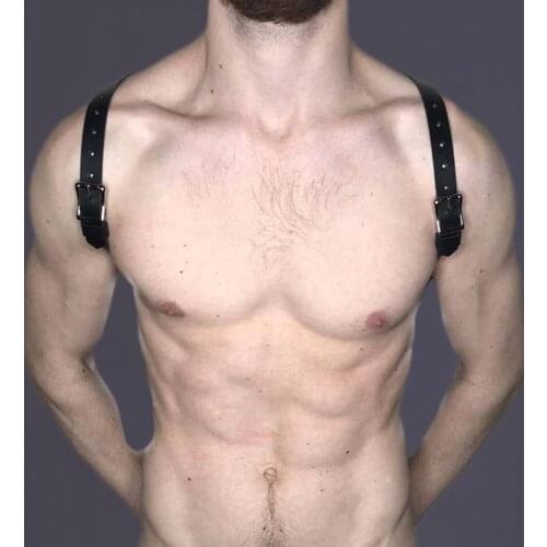 Leather Garters Belt Sexy Erotico Bdsm Bondage Pastel Goth Chest Shoulder Belt Men Wedding Harajuku Adjustable Garter Straps