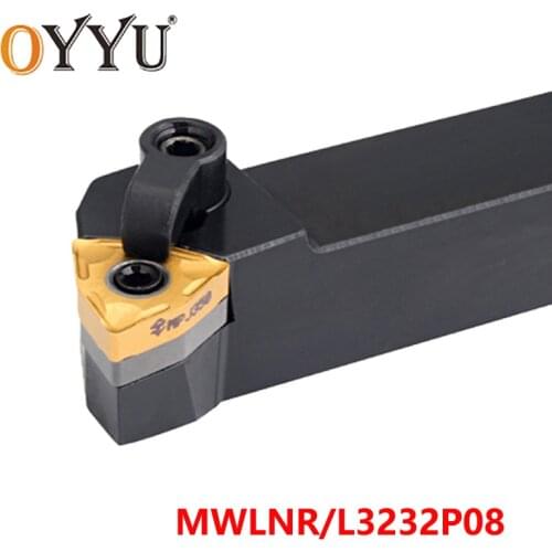 OYYU Lathe Turning Tool Holder MWLNR3232P08 MWLNL3232P08 MWLNR MWLNL3232 Carbide Inserts Shank use WNMG Factory Outlet
