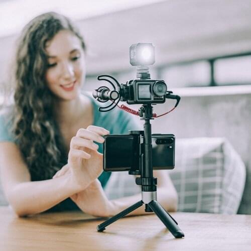 PGYTECH For Gopro Hero 9 8 DJI Osmo Pocket 2 OSMO ACTION Camera Extension Pole Tripod Plus Selfie Stick for Sport Camera