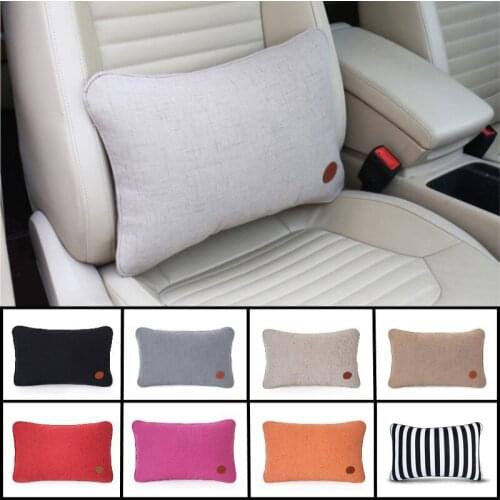 Lumbar Car Seat Support auto Seat Chair Back Massage Lumbar Support pillow car-cover Office Home car styling General Accessorie