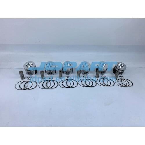 D6E piston STD with rings STD For D6E Engine