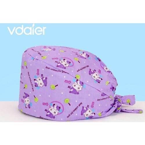 Scrub cap adjust dental surgeon cap man Medical Scrub Hat Hospital Doctor Work Caps Health Worker Pet clinic Nursing Hat