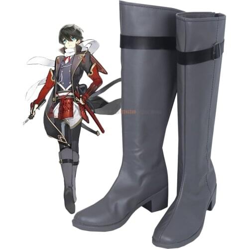 Wakizashi Horikawa Cosplay Touken Ranbu Kunihiro Kiwame Cosplay Boots Shoes Custom Made