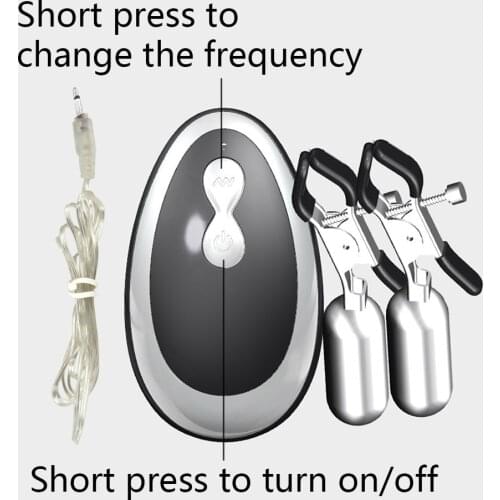 Nipple Vibrator Breast Stimulator Adult Games Flirting Sex Toys for Women Couple Vibrator Nipple Clamps Vibrating Clip sex toys