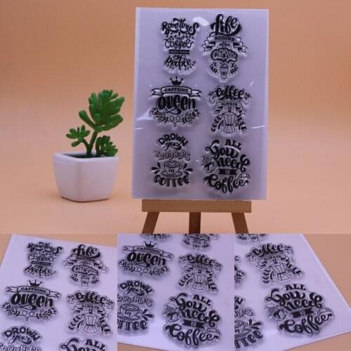 Wine Silicone Clear Seal Stamp DIY Scrapbooking Embossing Photo Album Decorative Paper Card Craft