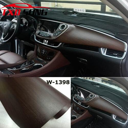 Top quality W1398 Wood Grain PVC sticker Wood Film styling wrap wrapping internal decoration wood grain pvc vinyl film sticker