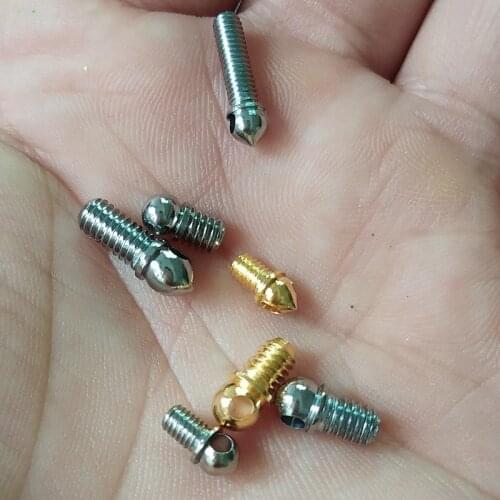10pcs/lot M3 M4 Chrome Plated Gold Plated Gun Head Screw Fish Eye Screw Crystal Pendant Hanging Screw Lighting Accessories