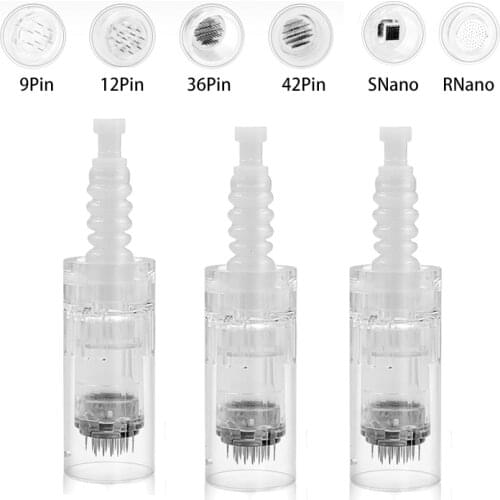 10pcs/lot Nano Needle Tips Disposable Skin Meso Infusion Microneedling Cartridge Derma Pen Needle With Membrane