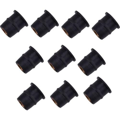 10pcs New Motorcycle Metric Rubber M6 6mm Fairing Well Nuts Wind Screen Shield Fairing Cowl Fixing Fastener Accessories