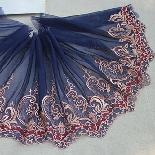11meters High Quality Elastic Lace Trims Garment Dress Skirt Decoration Stretchy Laces Fabrics 20cm Width