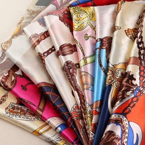 150 cm printed satin fabric meter twill dress scarf diy fabric material 100 polyester fabric wholesale cloth child fabrics