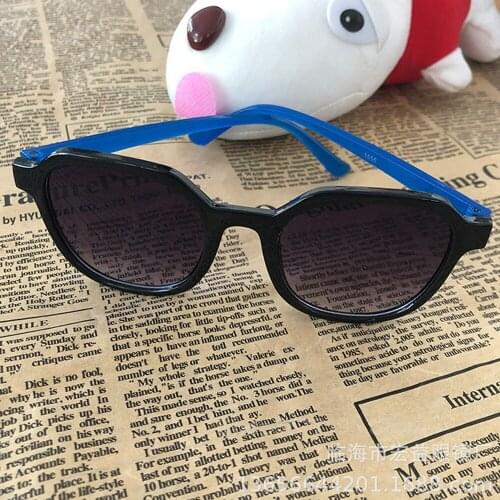 2020 Luxury Vintage Pilot Boy Girls Kids Sunglasses Brand Designer Acrylic Material Lenses 1556 UV400 Protection Eyewear