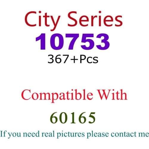 367Pcs 10753 Building Block Toy City Series 60165 Assembled Building Block Childrens Toy Gifts