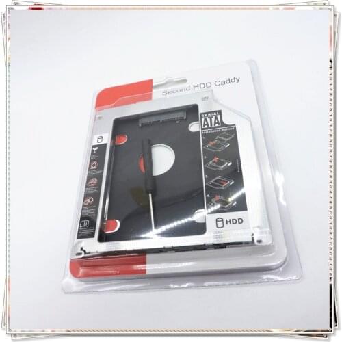 Eunaimee 9.5 mm Aluminum HDD Caddy SATA 3.0 2nd 9.5mm SSD Case drive a solid caddy for Macbook Pro 13" 15" 17" Super Drive