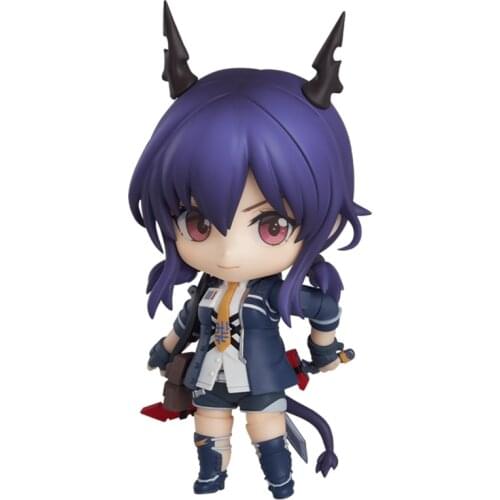 Arknights Chen Anime Games Character Q Version 11Cm Collectibles Pvc Model Toys Games Peripheral Cute Cartoon Doll Child Gifts