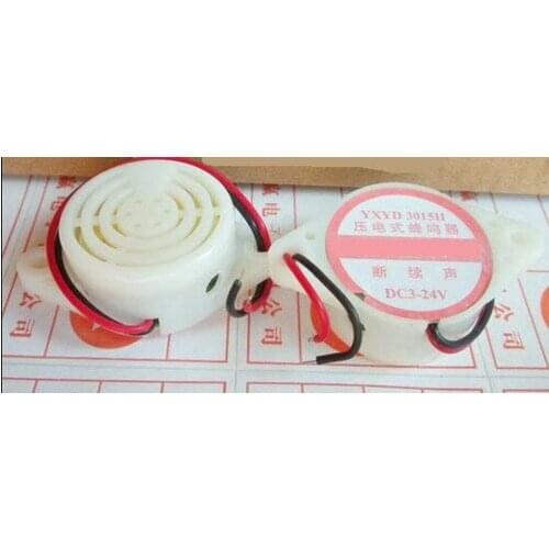 Free Shipping!! 10pcs Piezo / Buzzer / YXYD3015 DC3 ~ 24V diameter 3cm /Electronic Component