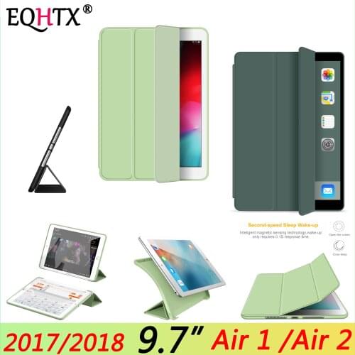 New fashion simple For iPad Air 2/Air 1 Case & Soft Case for iPad 9.7 2017/2018 5th,6th generation Cover.A1822`A1823`A1893`A1954