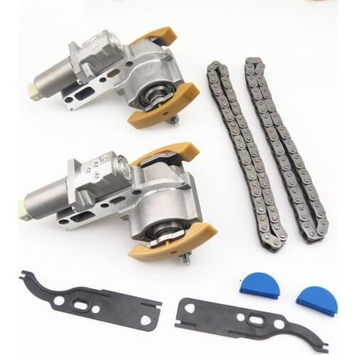 FHAWKEYEQ 2.8T Timing Chain Left Right Tensioner & Gasket Kit For VW Passat B5 A4 A6 A8 S4 S6 S8 078109087C 058198217 06D109229B