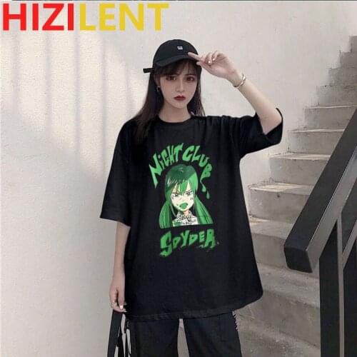 Womens T-Shirt Harajuku Female Lovely Naughty Girl Printed Fashion HipHop T Shirt Loose Fashion Women Black T-shirts Summer Top