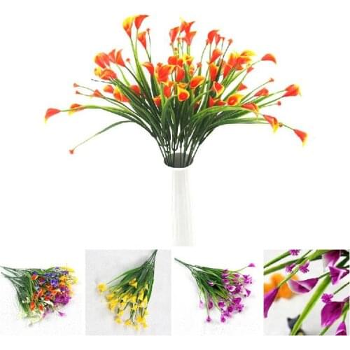 Artificial Floral Simulation Flower Fake Plants Plastic Bouquet Home Wedding Party Decoration dekoration home