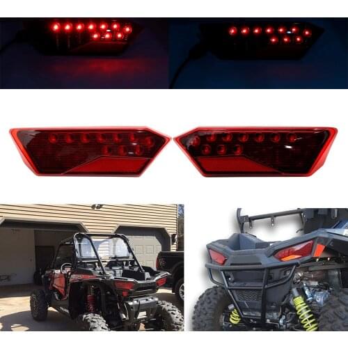 For 2014-2017 POLARIS RZR 1000 XP Red Taillight Rear Break Lamp For 14-15 Polaris RZR 900 XP 1000