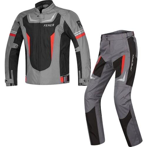 Summer Winter Motorcycle Jacket Mens Racing Jacket Pants Suits Anti-fall Body Protective Gears Moto Clothing Equipment M-5XL