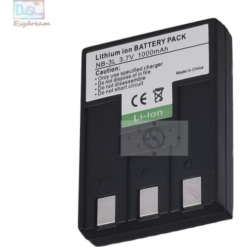 NB-3L NB3L 1000mah Camera Battery for Canon IXUS 750 700 i i5 Powershot SD550 SD500 SD10 SD20 SD100 PM055