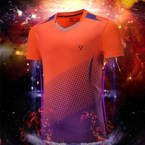 New Badminton Shirts Women/Men Qucik Dry Fitness Training Tshirts Tennis Suit Sports Short T-shirt Training Clothing Training