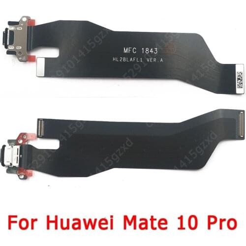 Original USB Charging Port For Huawei Mate 10 Pro Mate10 10Pro PCB Charge Dock Connector Flex Cable Replacement Spare Parts
