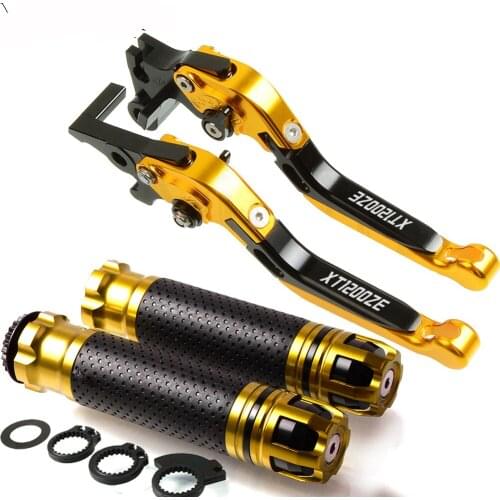 For Yamaha XT1200ZE 2012 2013 2014 2015 2016 XT-1200ZE LOGO Motorcycle Brake Handle CNC Adjustable Brake Clutch Lever Handbar