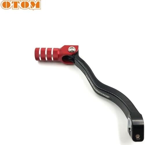 OTOM Motorcycle Gear Shift Lever CNC Aluminum Anti-fall Folding Gearshift Arm Pedal For HONDA CRF250R 04-09 CRF250X 04-15 CRF450