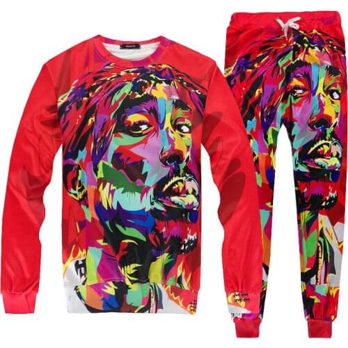 Rocksir hip hop 3d 2Pac printed Hoodies Sweatshirts mens Hoodie autumn winter men hoody clothing 2 Pac