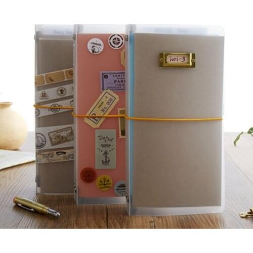 Travelers Notebook Refill PP Binding Folder Refill storage Handbook Standard TN Inner Core Storage Folder Hot Sale