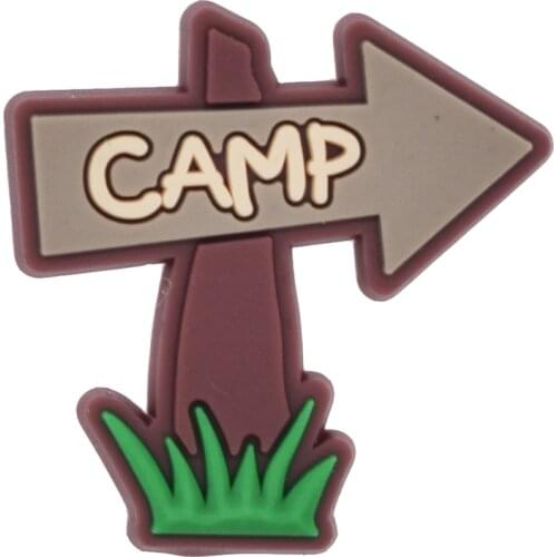 10 PCS Camp Tent Vaccum Bottle Campfire Double-Moutain Paper Airplane Tapes Outside Mini Sandals Decorations For Wristbands Toy