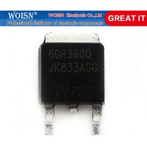 5pcs/lot IPD60R360P IPD60R360 60R360P 60R360Q 60R360 TO-252 new original In Stock