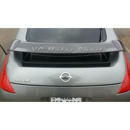 Car Accessories Full Carbon Fiber NI Version 1 Style Rear Spoiler Fit For 2002-2008 350Z Z33 Trunk Spoiler Wing