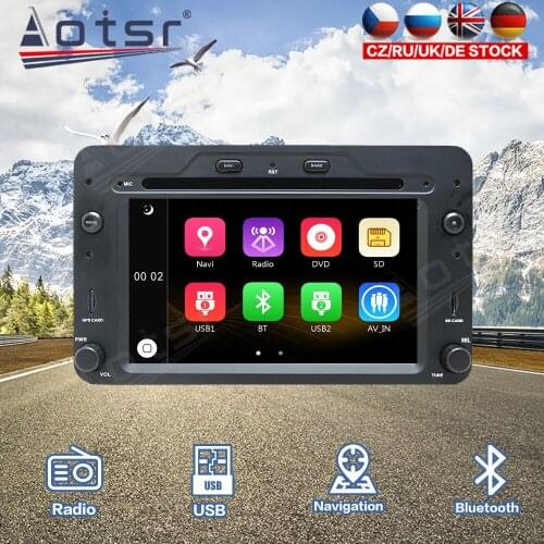 For Alfa Romeo Windows CE MTK 3360 32GB GPS Car Multimedia Player Stereo Head Unit Audio Radio Navigtion Built-in Radio Tuner