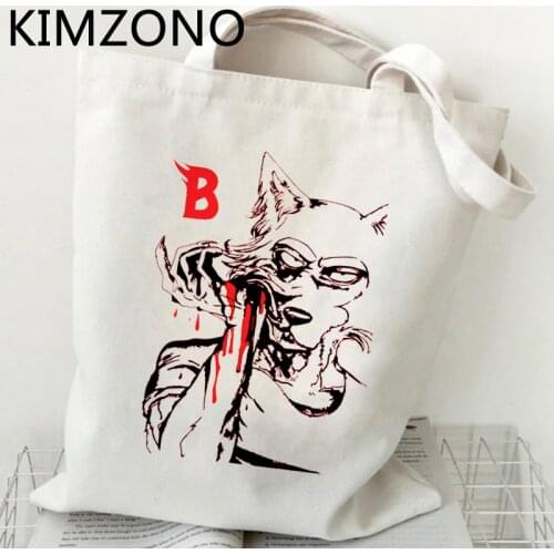 Beastars shopping bag shopper canvas bolso recycle bag handbag bag foldable bolsa compra woven cloth grab