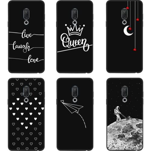 Case For Meizu 15 Phone Case Back Cover Black Softness Back Silicone Bumper