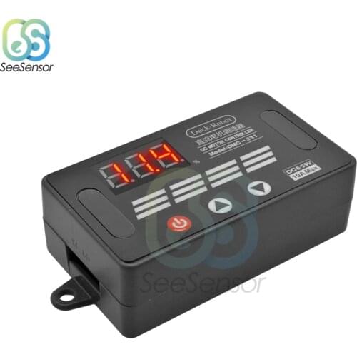 DMC-331 DC8V-55V 10A DC PWM Motor Speed Controller LED Digital Adjustable Speed Regulator Control Governor Switch 12V 24V 36V