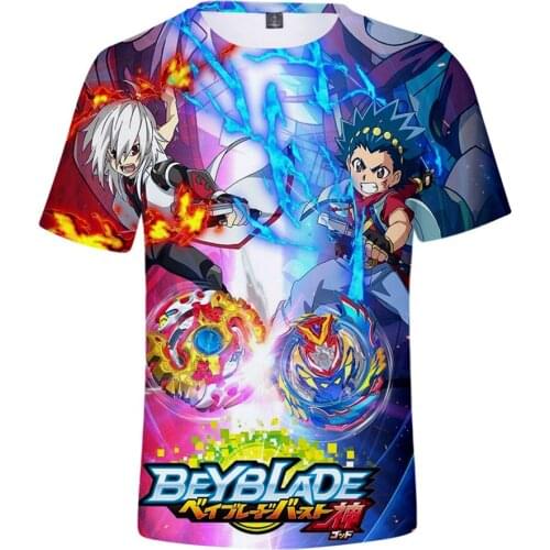 Beyblade Burst Evolution Kids T shirt Boys girls Cute Fashion 3D Print Creative Streetwear Kids Funny T-shirt Tops