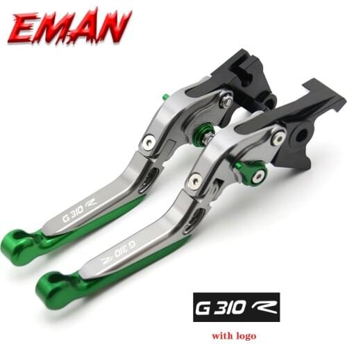 For BMW G310R G310 R G 310R 2017 2018 2019 With LOGO Motorcycle Accessories Adjustable Extendable Folding Brake Clutch Lever